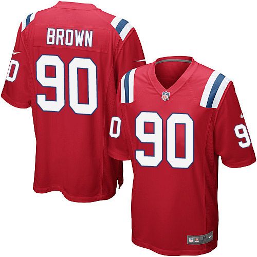 Nike Patriots #90 Malcom Brown Red Alternate Youth Stitched NFL Elite Jersey